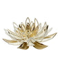 vintage Sarah Coventry white & gold flower BROOCH floral jewelry pin