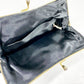 vintage Walborg black beaded Evening Chain Bag handbag purse Hong Kong