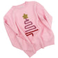 pink tinsel Christmas tree sweater | S, M, L