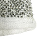 women's rhinestone bling covered white BEANIE hat brown faux fur pom pom new