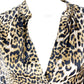 Zadig & Voltaire Tink Satin leopard Blouse top women's M medium NEW brown black