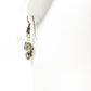 1.75" long dangling rhinestone EARRINGS jewelry NEW vintage beads