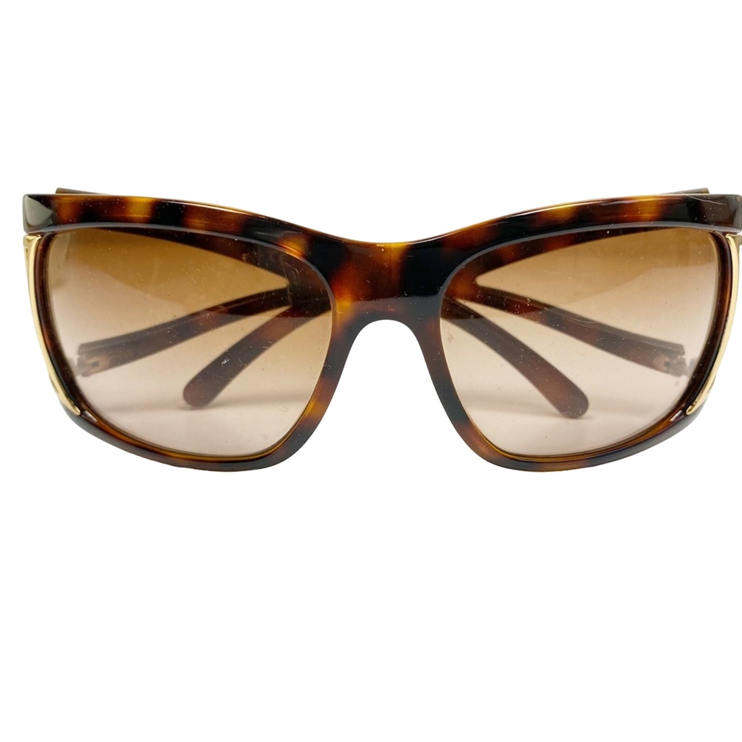 Versace brown tortoise SUNGLASSES brown lens model 4135-B 62mm 62 x 16 x 120