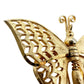 vintage gold tone metal butterfly BROOCH moveable wings jewelry pin