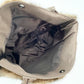 Murval brown faux fur trim BAG handbag double top handle purse