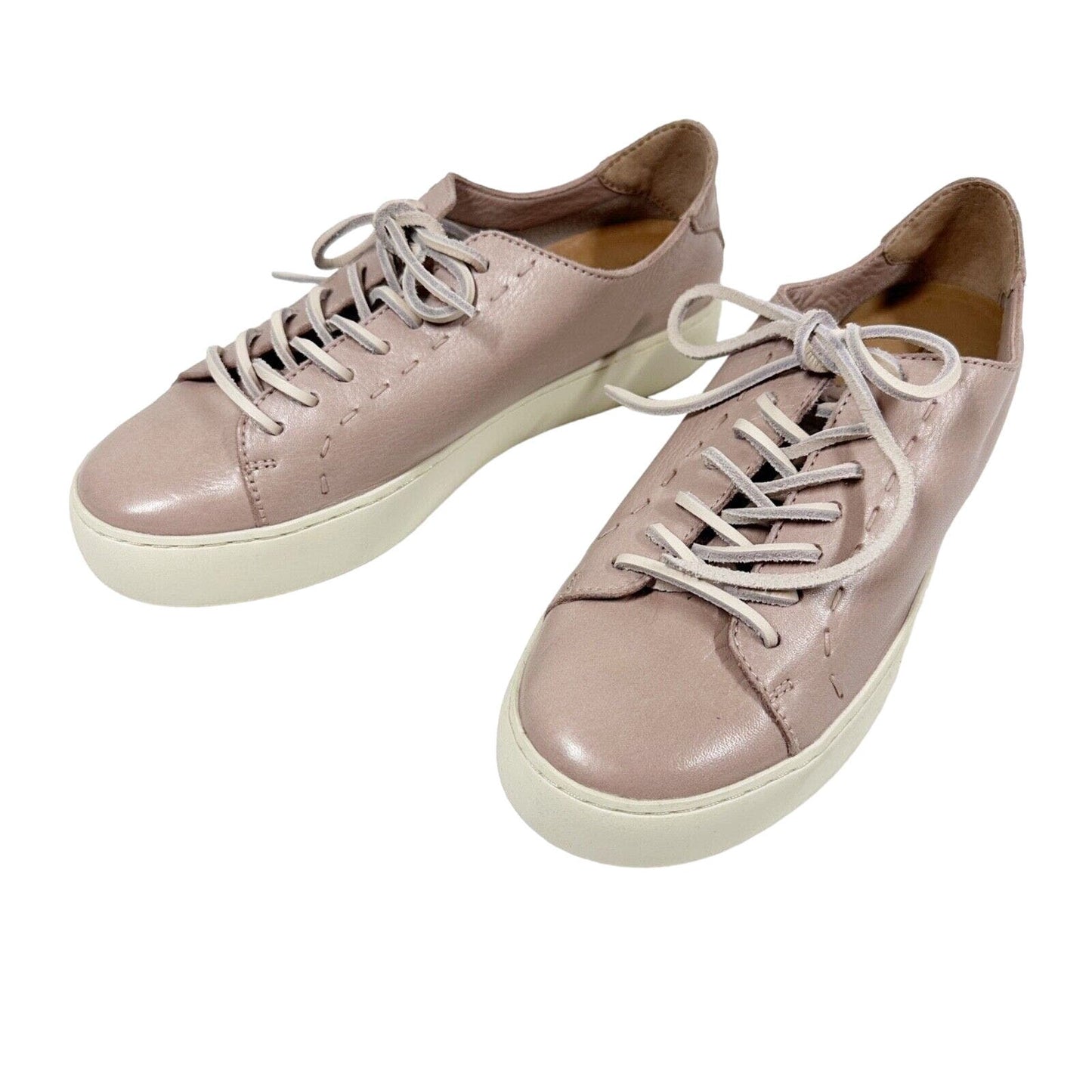 Frye lilac leather Lena Low Lace Sneakers low-top shoes size 7 M new $198