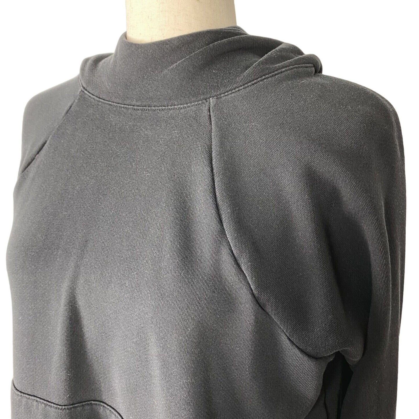 Athleta black Hoodie fleece sweatshirt pullover TOP women's S small