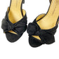 Chinese Laundry black faux suede ankle strap Heels size US 7.5 / 38 shoes