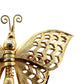 vintage gold tone metal butterfly BROOCH moveable wings jewelry pin