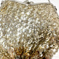 vintage silver sequins small evening Chain Bag handbag pouch purse