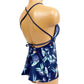 Patagonia parrots Glassy Dawn blue Tankini swim TOP women's XS new $89 swimwear