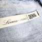 Lovers + Friends Ashton blue Denim Vest distressed women's S small color Solana