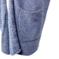 Athleta dark heather blue open front CARDIGAN sweater top vest women's XXS / XS