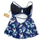 Patagonia parrots Glassy Dawn blue Tankini swim TOP women's XS new $89 swimwear