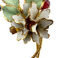 vintage CZECHO flower bouquet BROOCH rhinestones floral jewelry pin