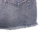 We The Free People blue denim Zip It Up mini short SKIRT size 28 new $60