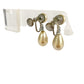 vintage faux pearl drop screw back clip-on EARRINGS costume jewelry