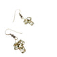 1.75" long dangling rhinestone EARRINGS jewelry NEW vintage beads